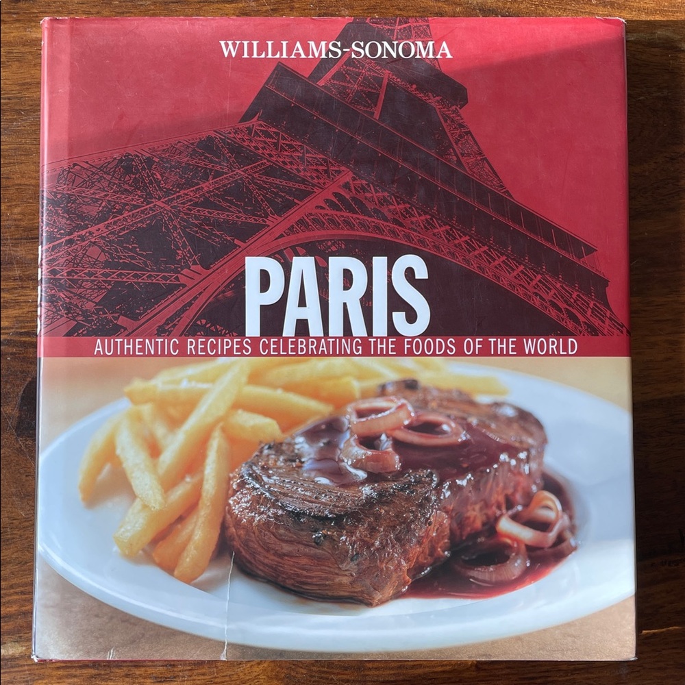 Williams Sonoma PARIS Hardcover Cookbook Cook Book w/ Original Dust Jacket